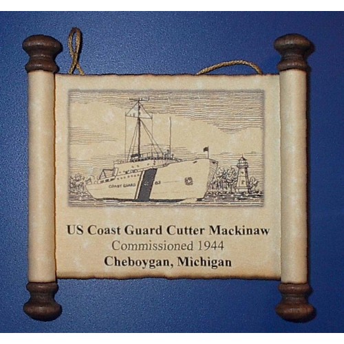 Mackinaw Coast Guard Cutter Ornament Scrolls Unlimited, Inc.